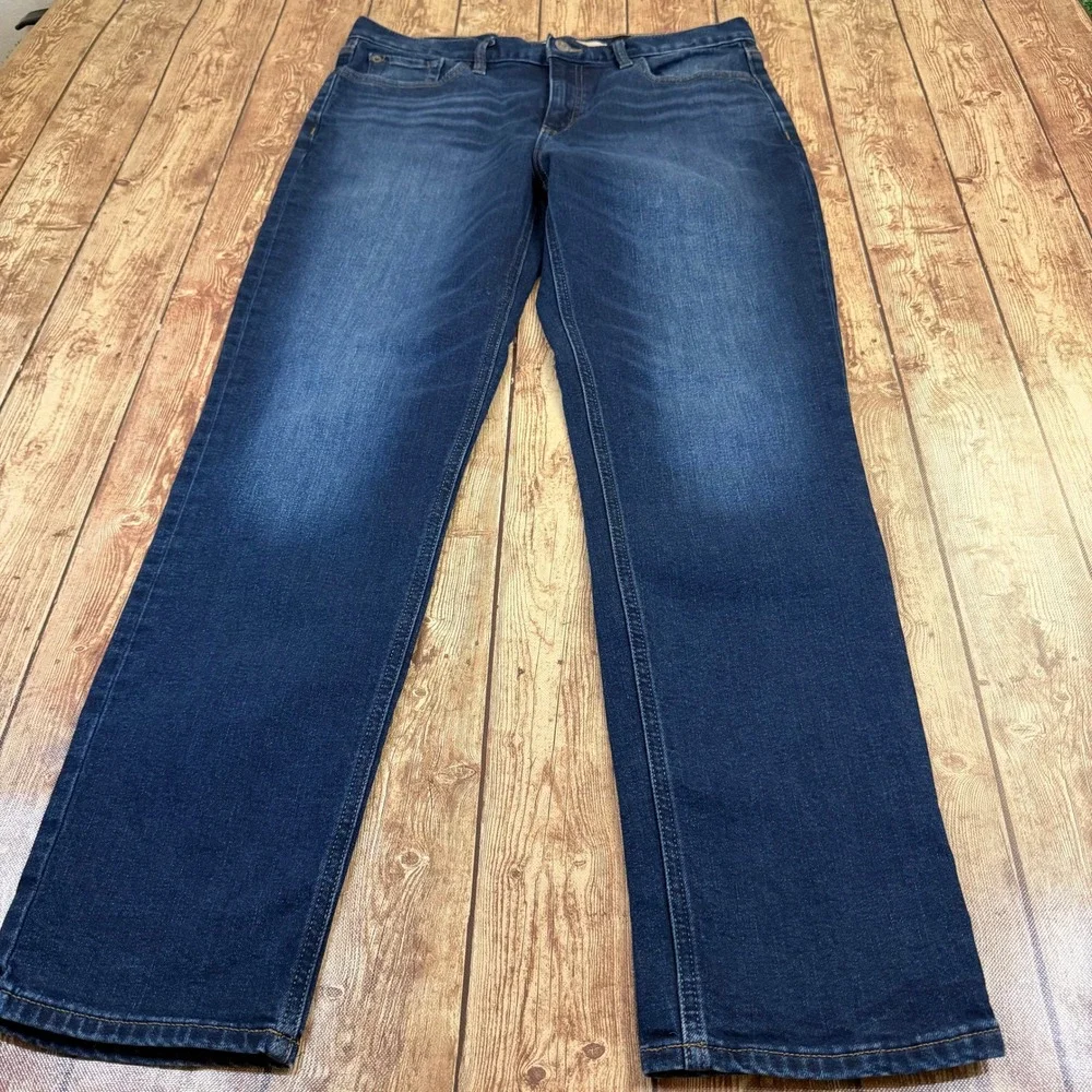 Banana Republic Slim Jeans Mens 35 x 32 Blue Stretch Denim Pants Casual